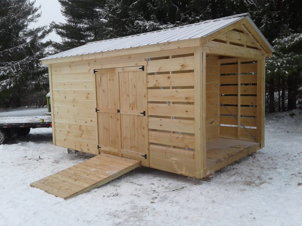 Shed in the Winter